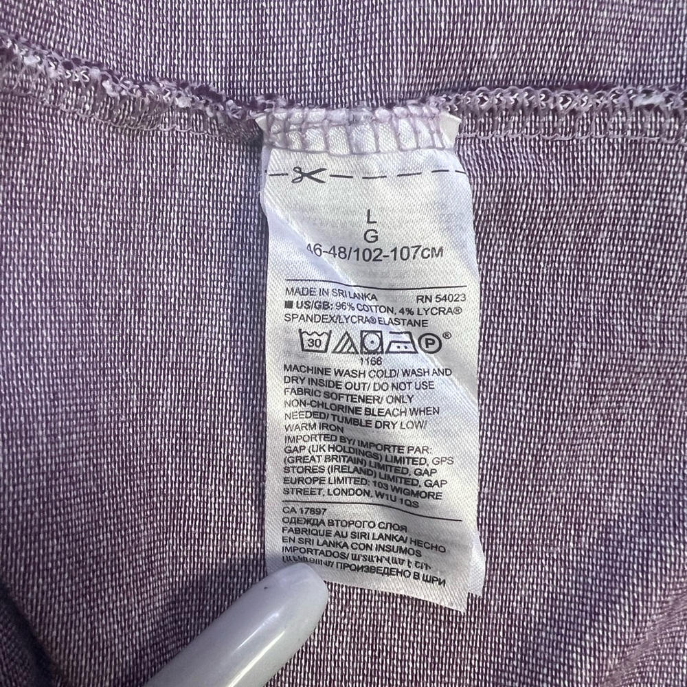 Banana Republic Performance Pique Polo - Purple - Large - EUC - Picture 4 of 5